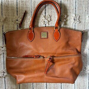 Dooney & Bourke Brown Perry Satchel